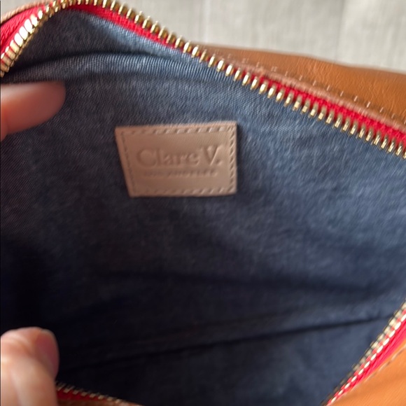 Clare V Midi Sac Natural with stripes - Picture 5 of 6